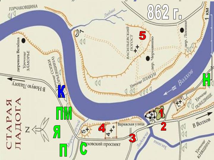 Карта осадков старая ладога